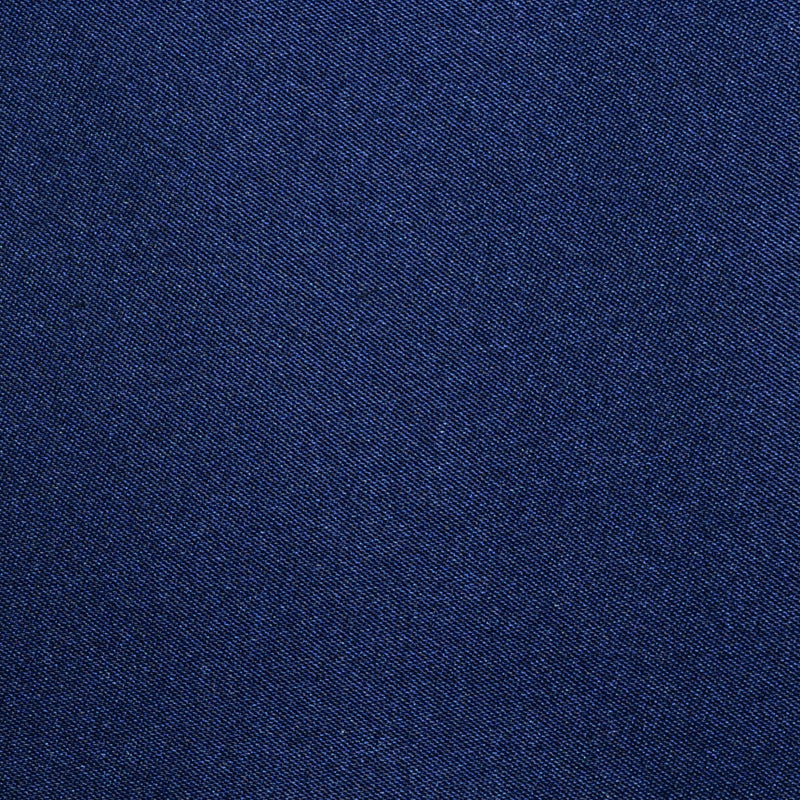 Navy Blue Silk Blend Sateen Suiting by Holland and Sherry