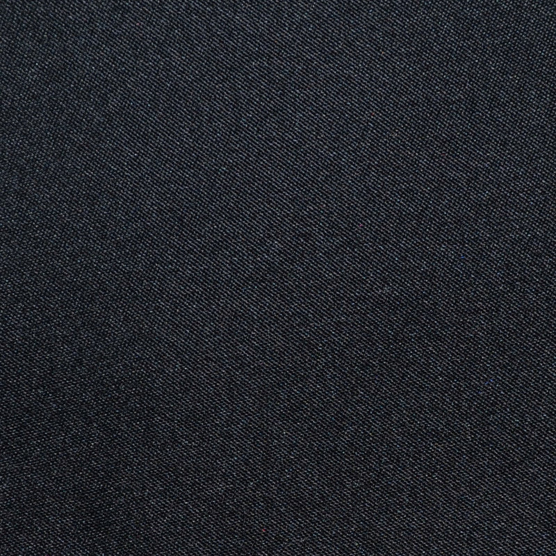 Black Silk Blend Sateen Suiting by Holland and Sherry