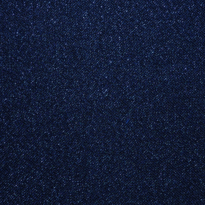 Navy Lurex Solid Super 120's Wool Blend By Holland & Sherry