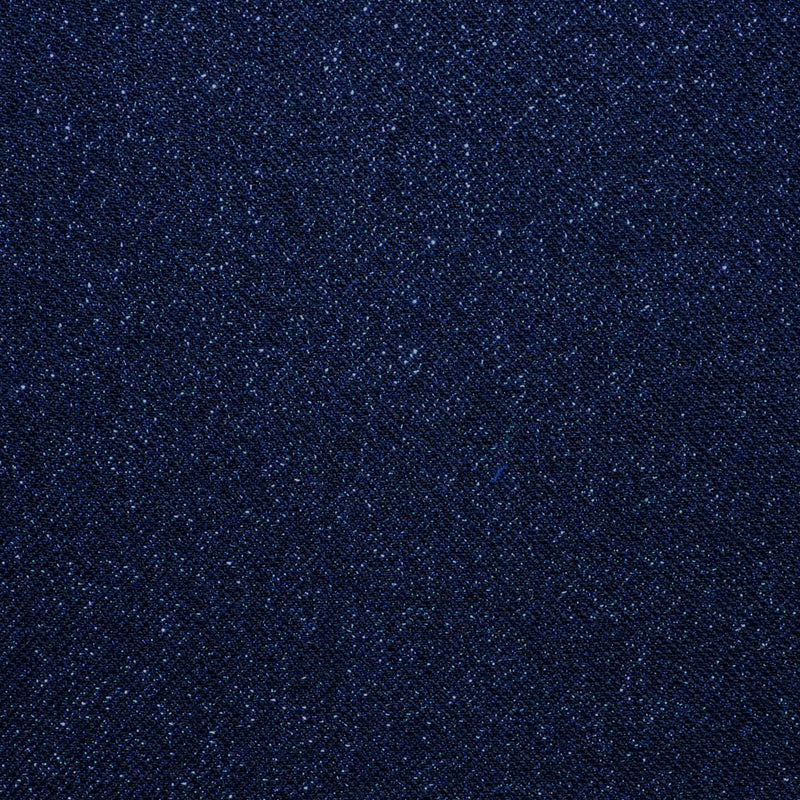 Navy Lurex Solid Super 120's Wool Blend By Holland & Sherry