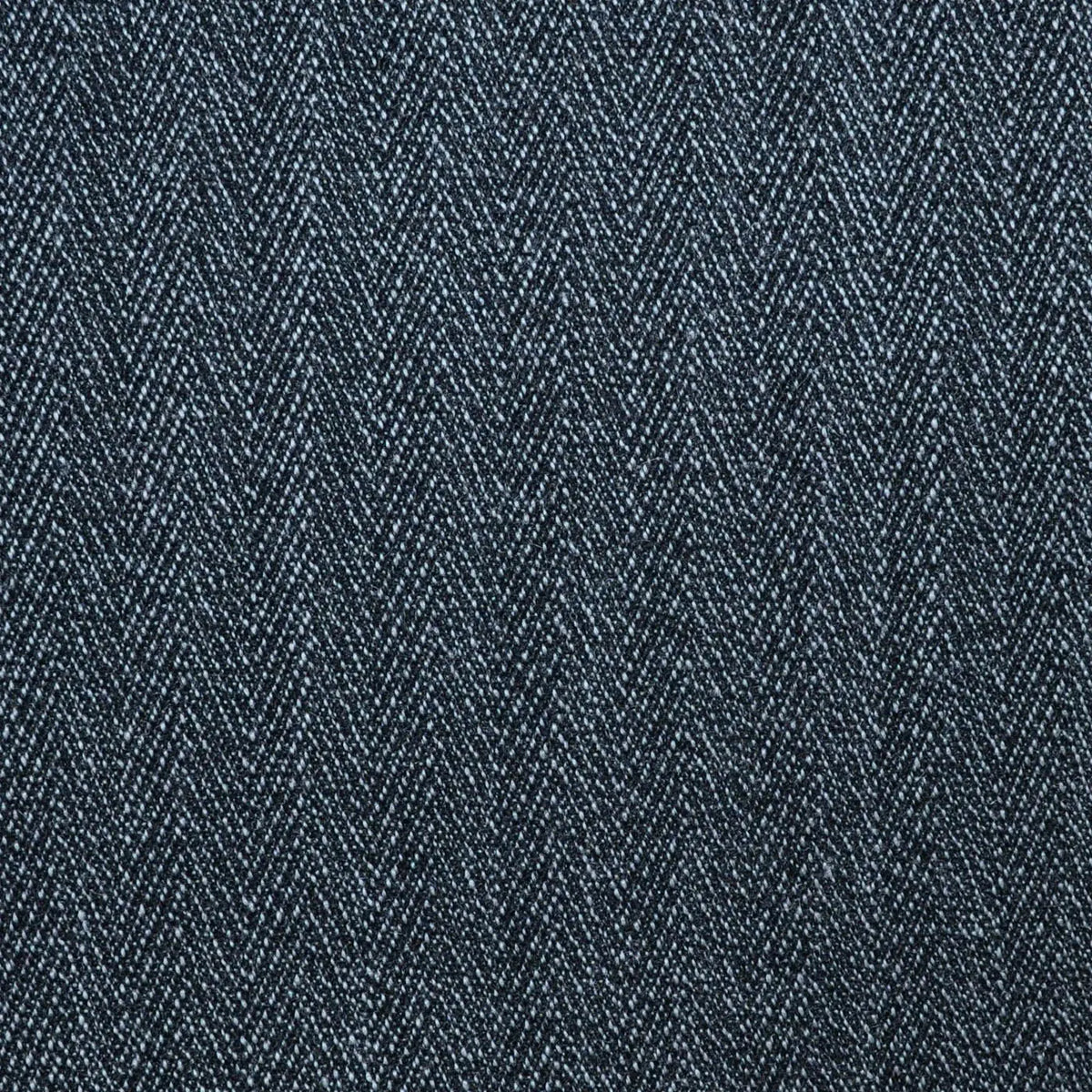 Medium Grey Irregular Herringbone All Wool Vintage Twist Suiting Yorkshire Fabric