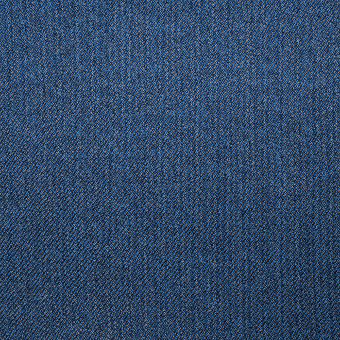 Bright Blue/Navy Blue Two Tone All Wool Vintage Twist Suiting Yorkshire Fabric