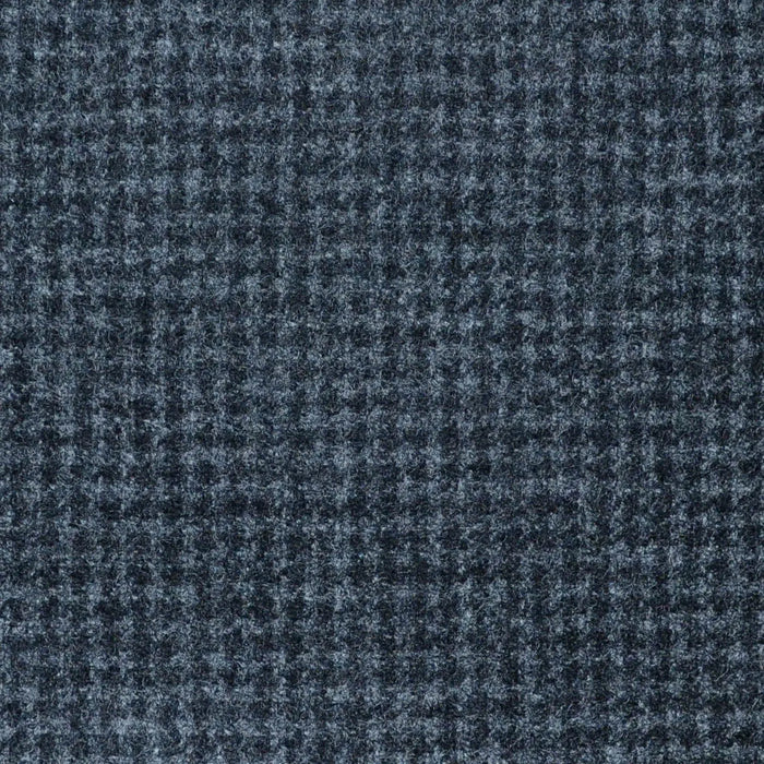 Dark Grey Houndstooth Super 120's All Wool Flannel Suiting