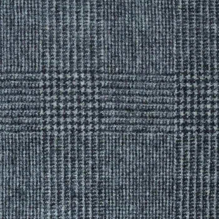 Medium Grey and Dark Grey Glen Check Super 120's All Wool Flannel Suiting