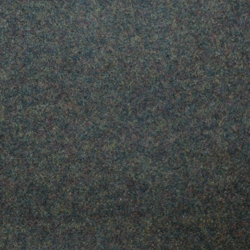Moss Green Plain Super 120's All Wool Flannel Suiting Yorkshire Fabric