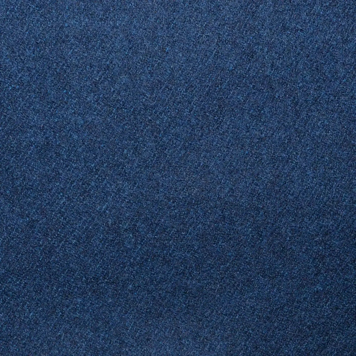 Petrol Blue Plain Super 120's All Wool Flannel Suiting Yorkshire Fabric