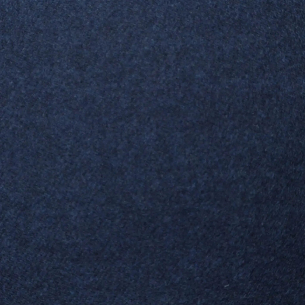 Dark Navy Blue Plain Super 120's All Wool Flannel Suiting Yorkshire Fabric