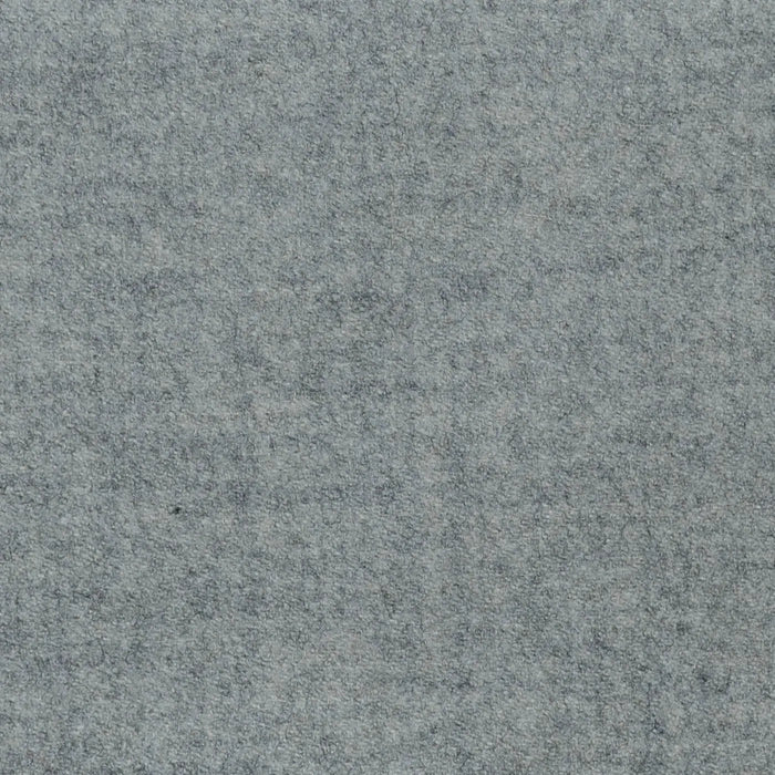 Silver Grey Plain Super 120's All Wool Flannel Suiting Yorkshire Fabric