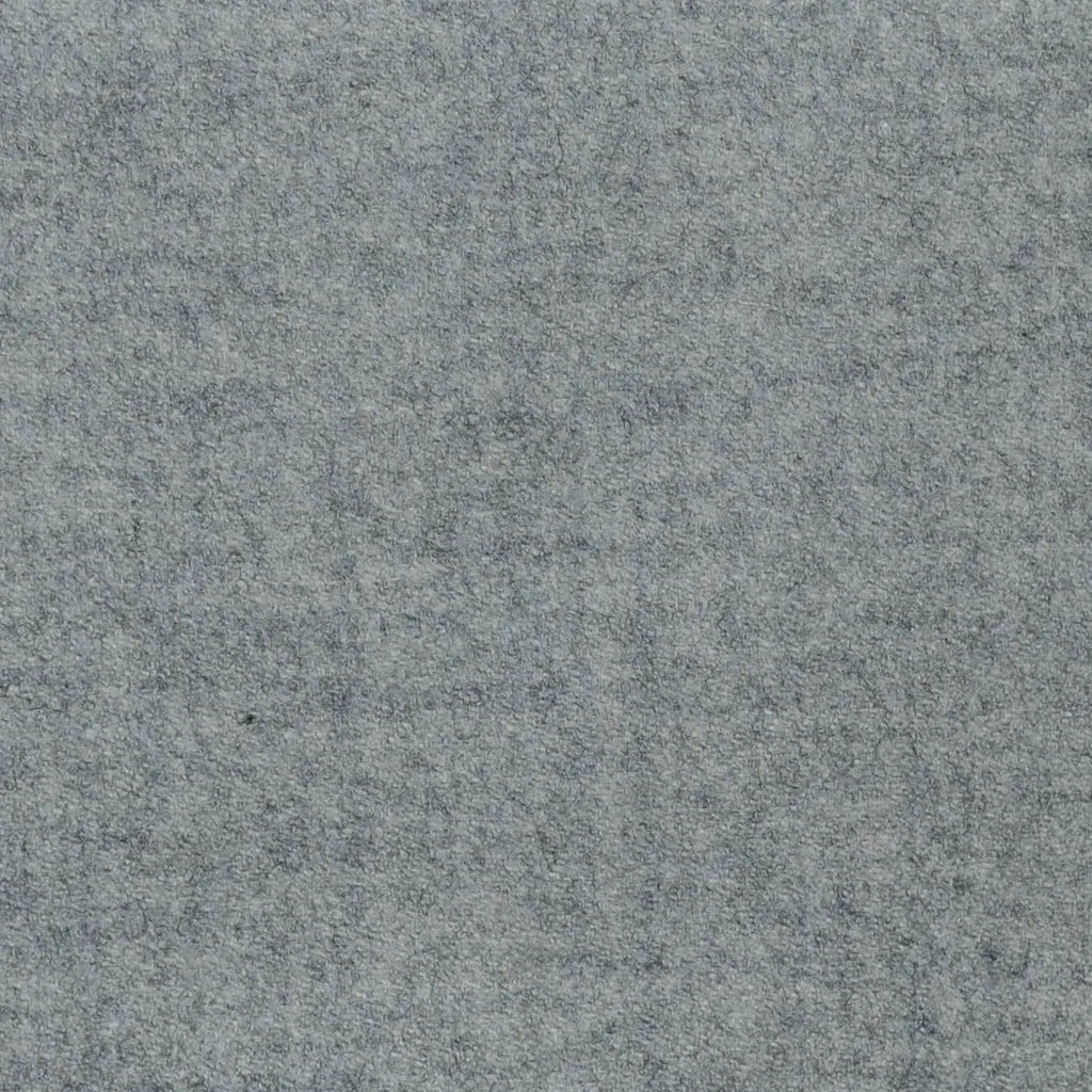 Silver Grey Plain Super 120's All Wool Flannel Suiting Yorkshire Fabric