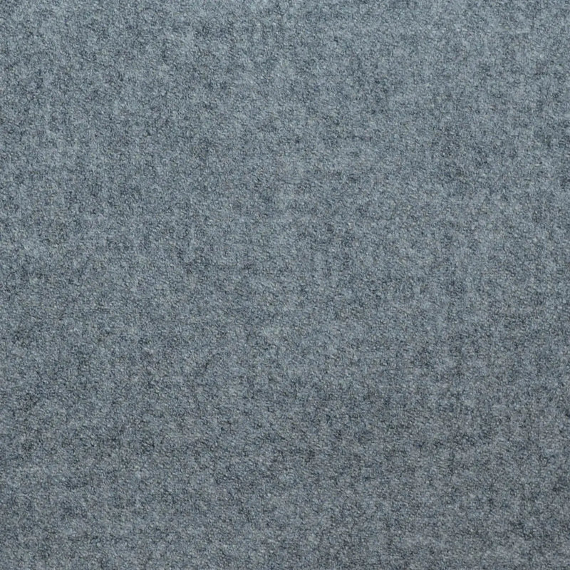 Light Grey Plain Super 120's All Wool Flannel Suiting Yorkshire Fabric