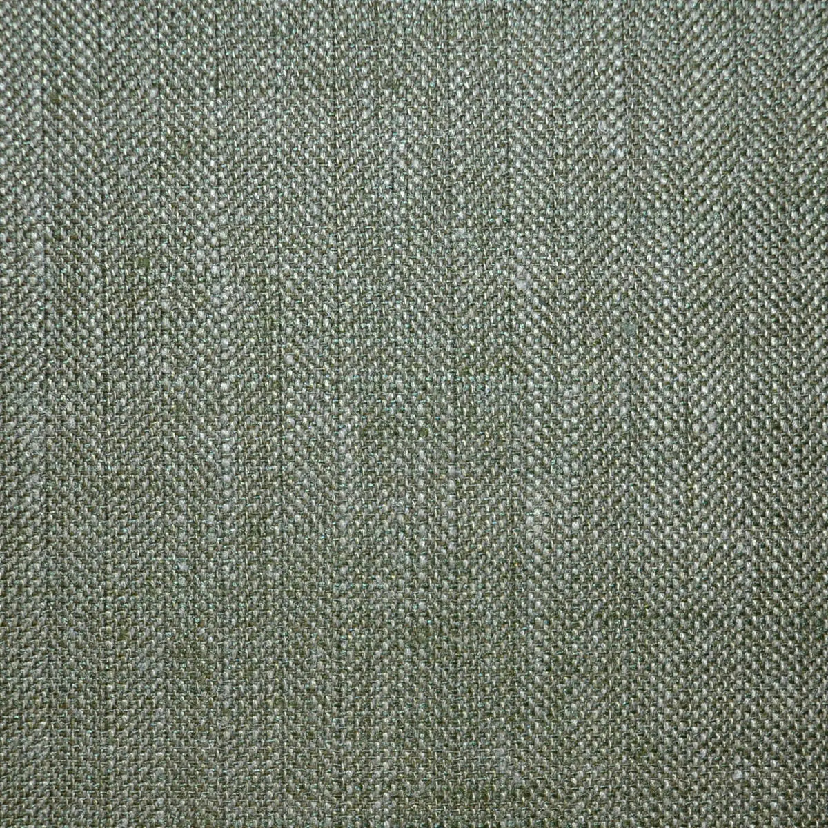 Green Herringbone Wool, Silk & Linen Jacketing Yorkshire Fabric