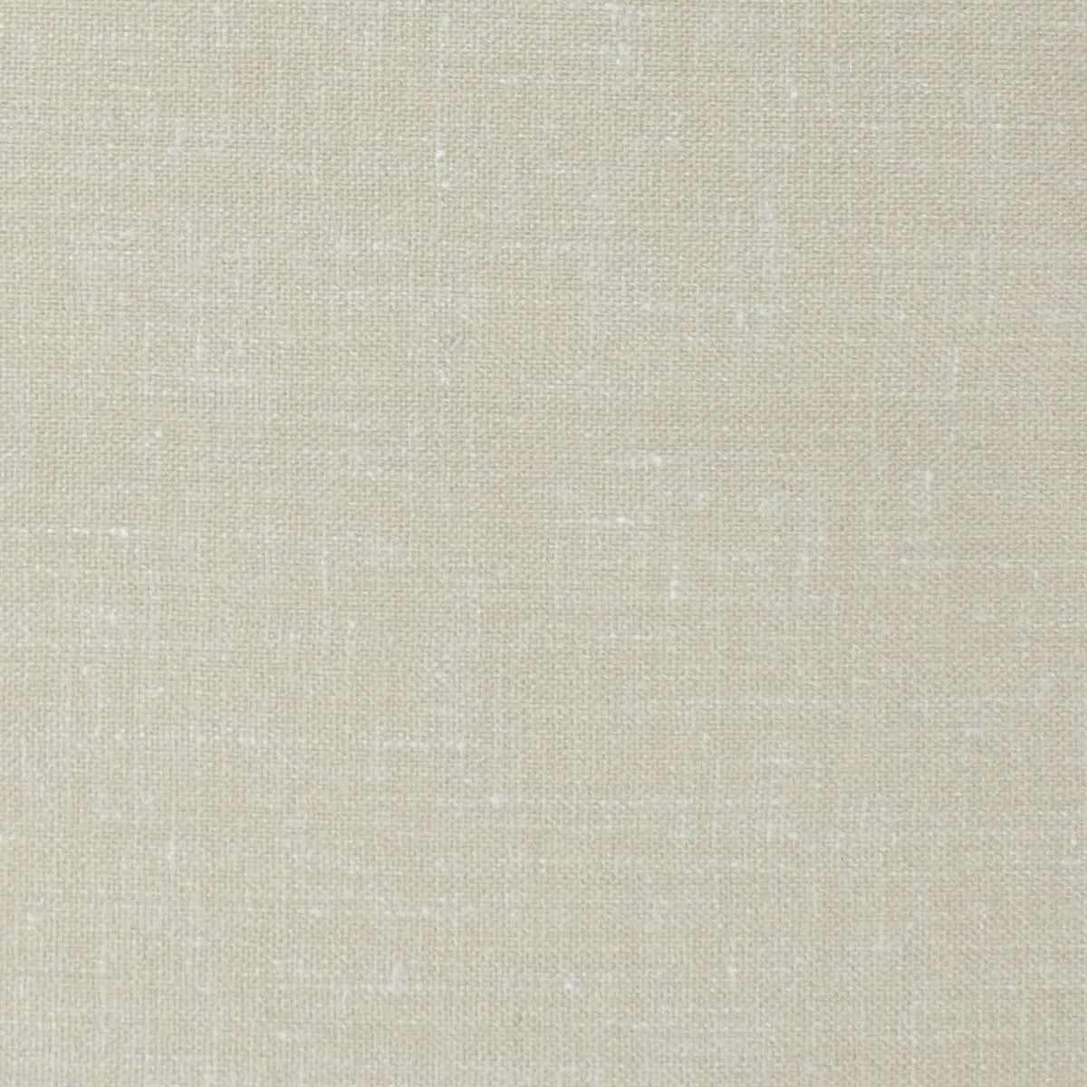 Beige Plain Weave Wool and Linen Suiting