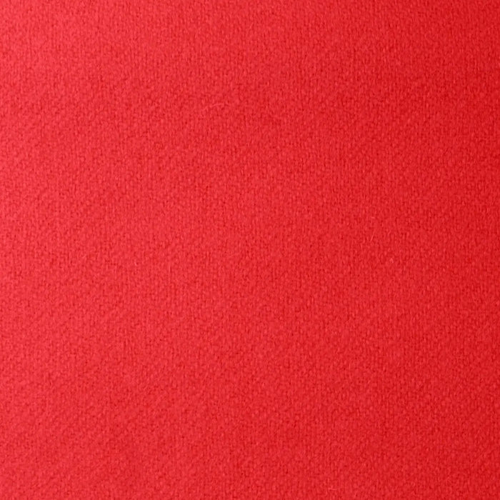 Bright Red All Wool Melton Coating - 2.00 Metres