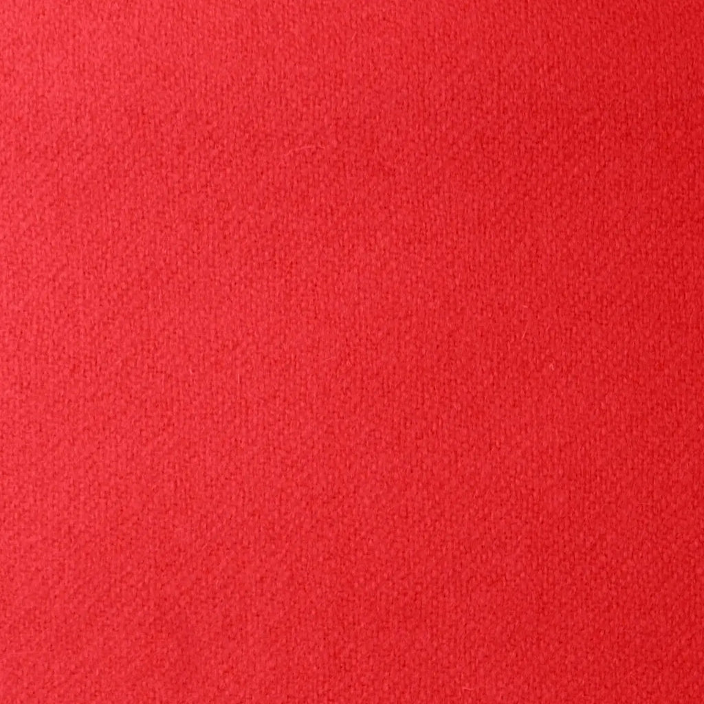 Bright Red All Wool Melton Coating - 2.00 Metres