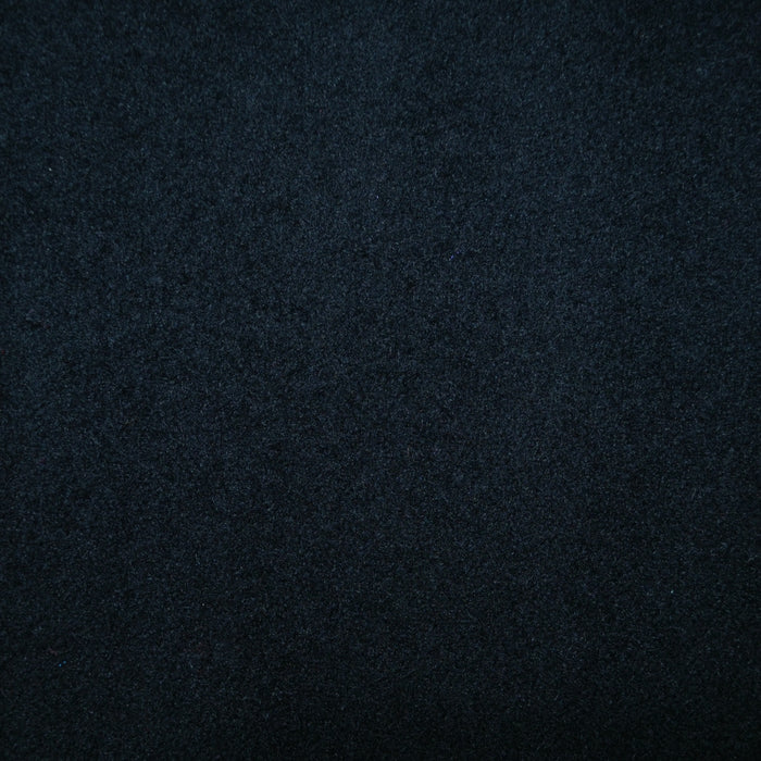 Black Soft Finish All Wool Melton Coating