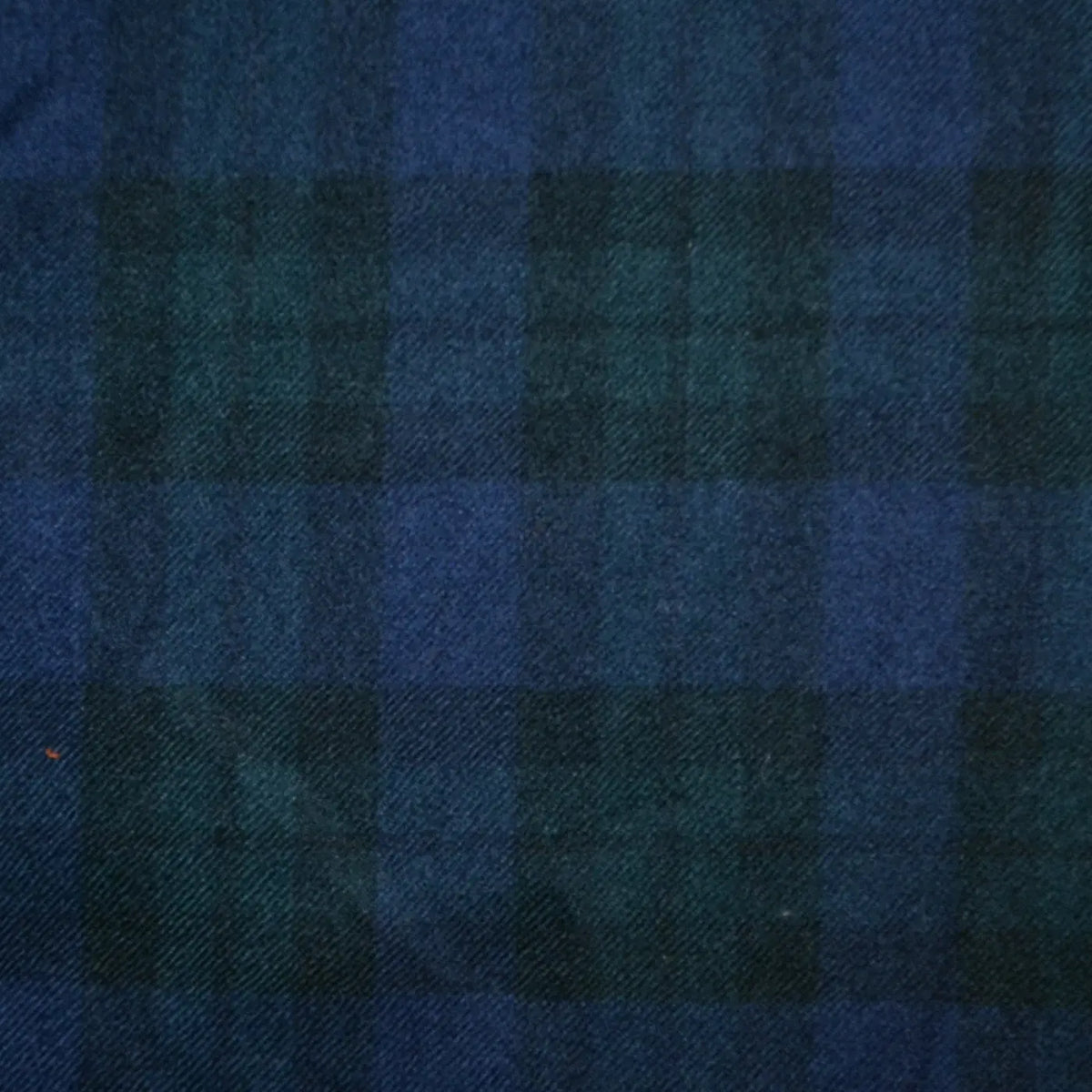 Black Watch Tartan All Wool Over Milled Flannel Suiting - 2.50 Metres Yorkshire Fabric