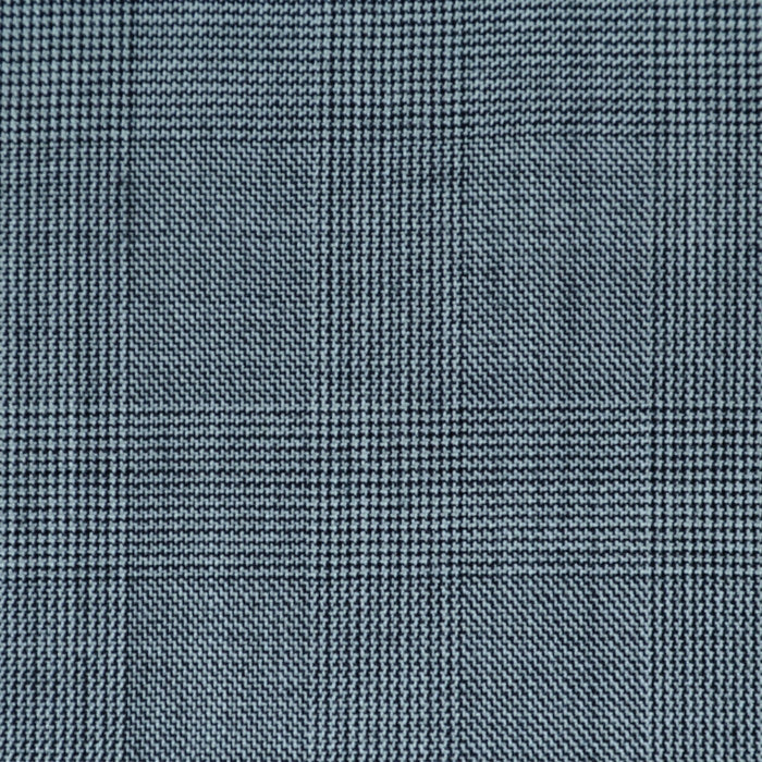 Black & White Hopsack Glen Check Super 100's All Wool Suiting By Holland & Sherry