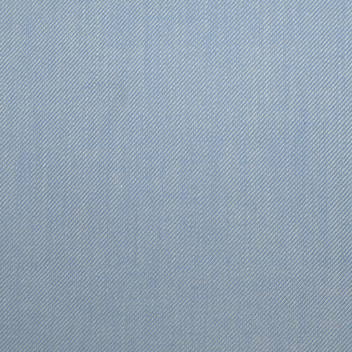 Blue Fine Twill Brushed Cotton Luxury Shirting