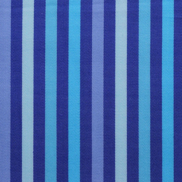 Blue Multi Stripe Cotton Shirting
