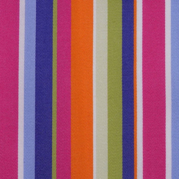 Blue, Orange, Pink & Green Multi Stripe Cotton Shirting