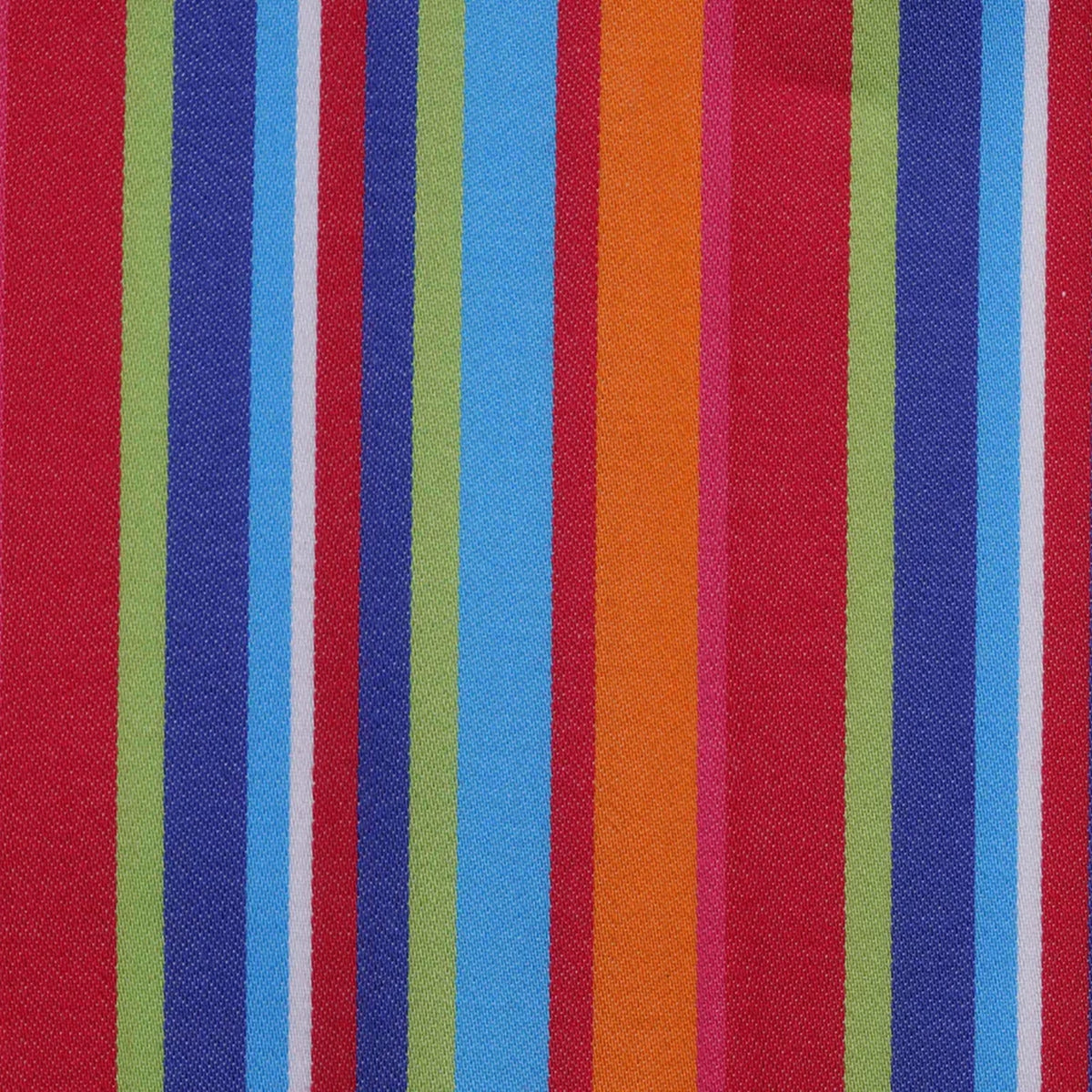 Blue, Red, Orange, Pink & Green Multi Stripe Cotton Shirting