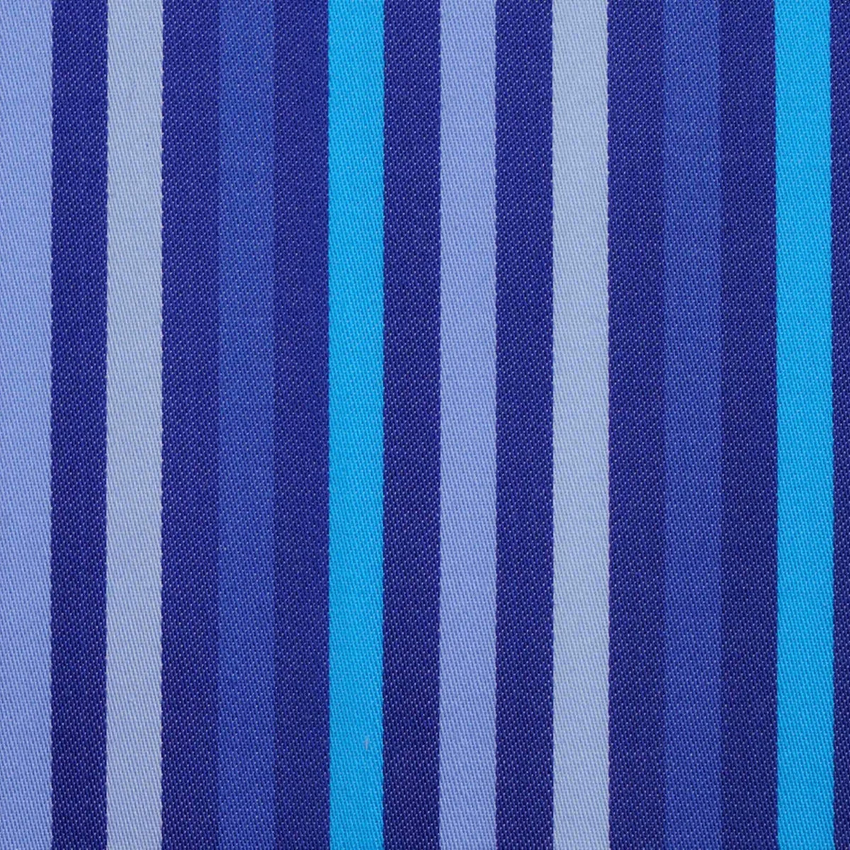 Blue with Light Blue Multi Stripe Cotton Shirting