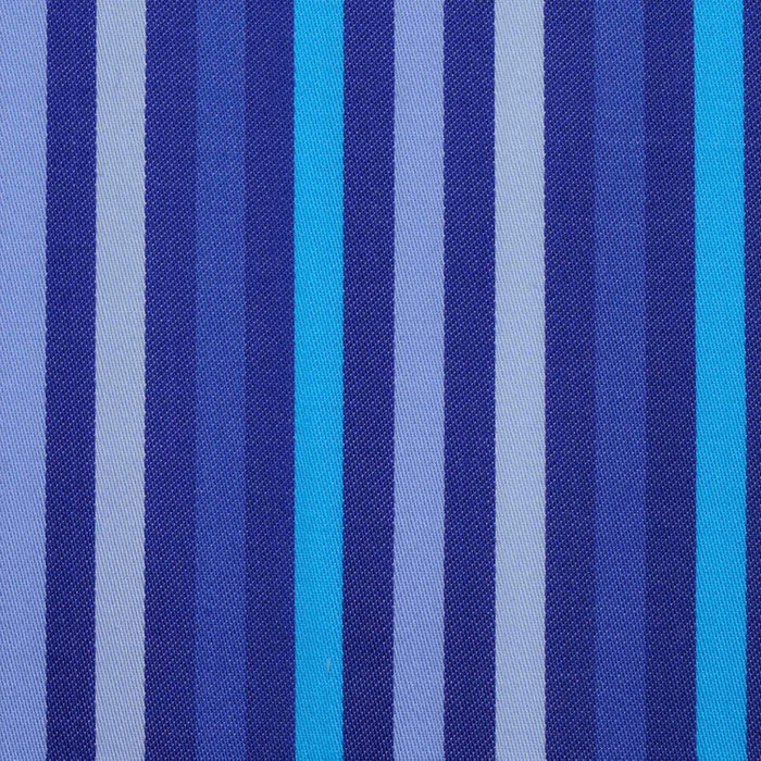 Blue with Light Blue Multi Stripe Cotton Shirting