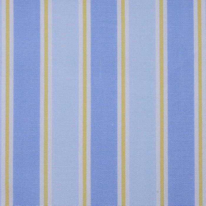 Blue with Yellow Stripe Cotton Shirting