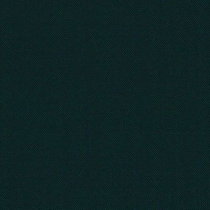 Bottle Green Narrow Herringbone Super 100's Wool & Silk Solana Suiting By Holland & Sherry
