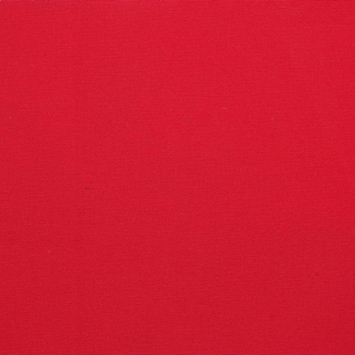 Bright Red Plain Fine Poplin Cotton Shirting