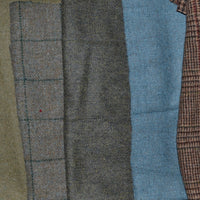 British All Wool Tweed Scraps/Offcuts - Bunch 3