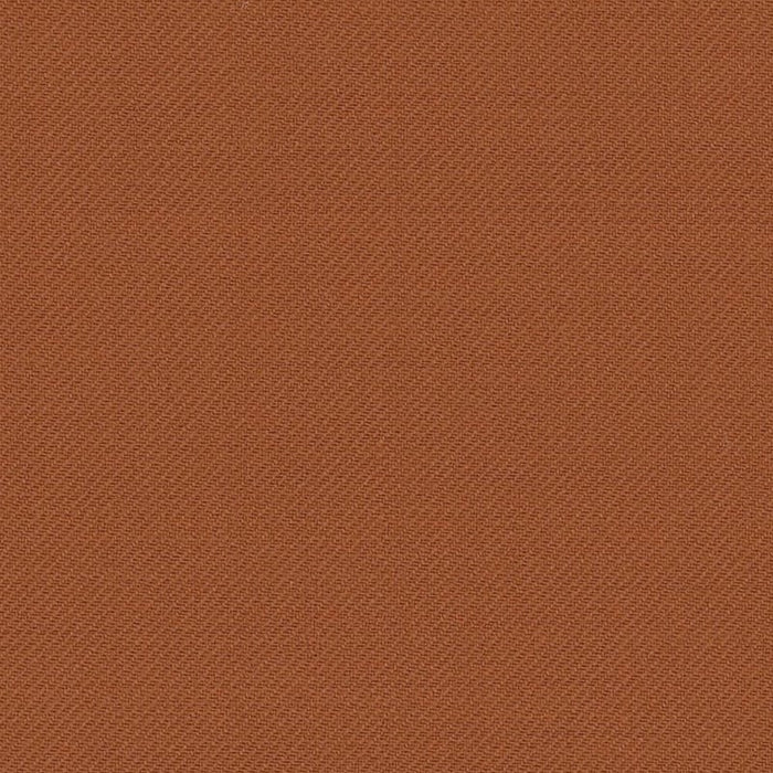 Burnt Orange Plain Twill Super 100's Summer Serge All Wool Suiting By Holland & Sherry
