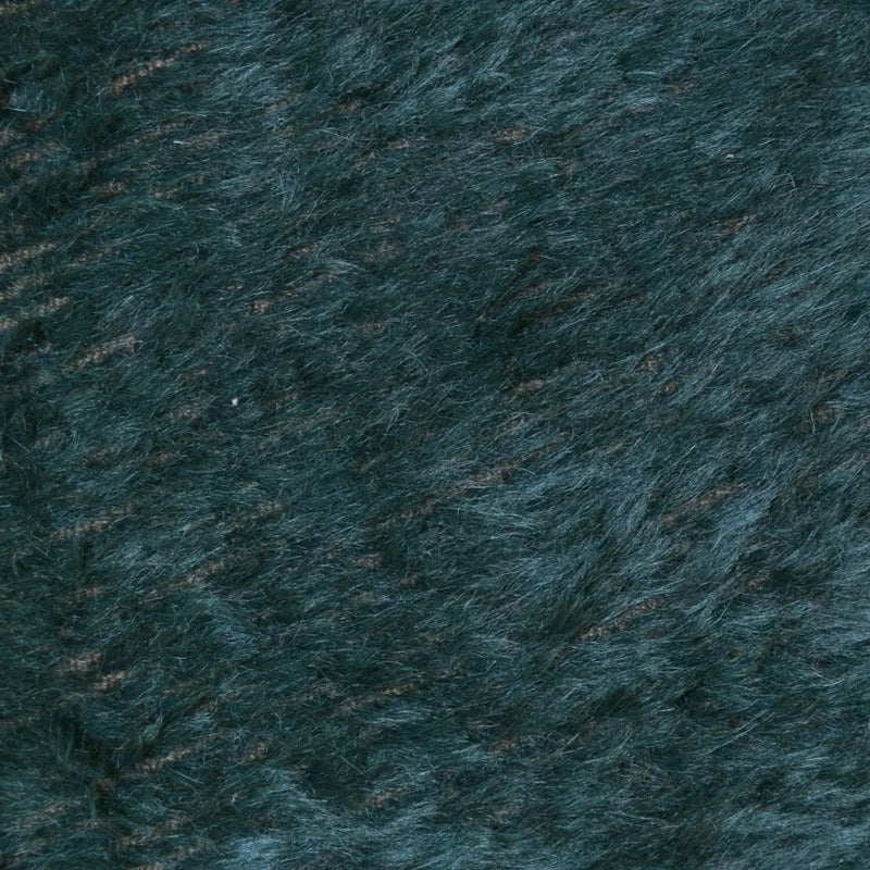 Bottle Green and Brown Luxury Faux Fur - 1.00 Metres Suiting