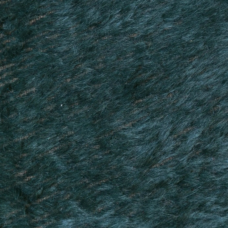 Bottle Green and Brown Luxury Faux Fur - 1.00 Metres