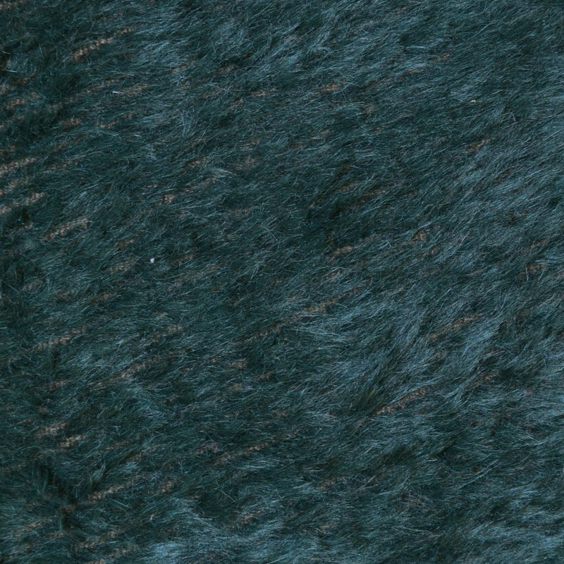 Bottle Green and Brown Luxury Faux Fur - 1.00 Metres
