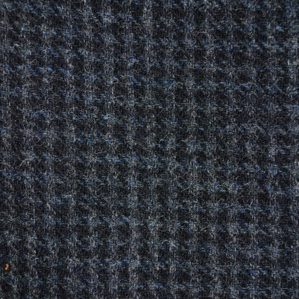 Grey, Dark Grey & Blue Dogtooth Check Tweed - 2.00 Metres