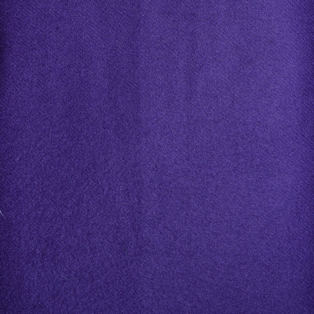 Purple Lightweight Melton Wool Coating - 2.10 Metres