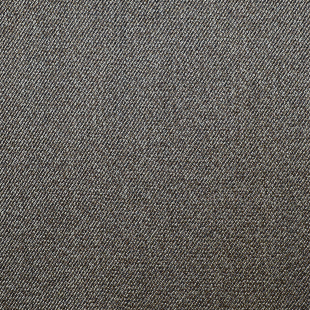 Khaki Marl Twist Twill All Wool Suiting - 2.70 Metres