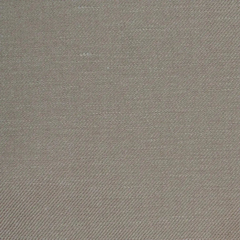 Beige Plain Twill Wool & Linen Suiting Fabric - 2.00 Metres