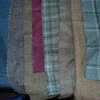 British All Wool Tweed Scraps/Offcuts - Bundle 1