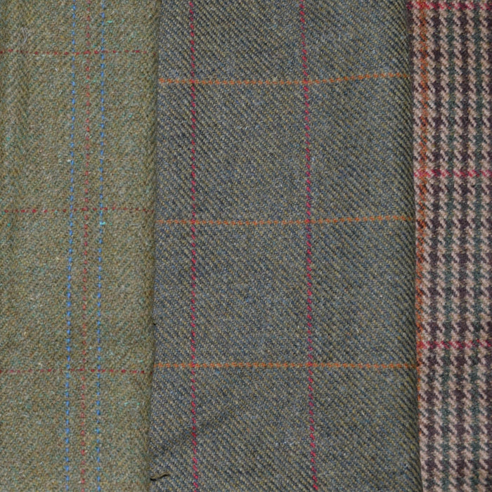 British All Wool Tweed Scraps/Offcuts - Bunch 5