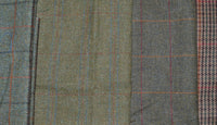 British All Wool Tweed Scraps/Offcuts - Bunch 5