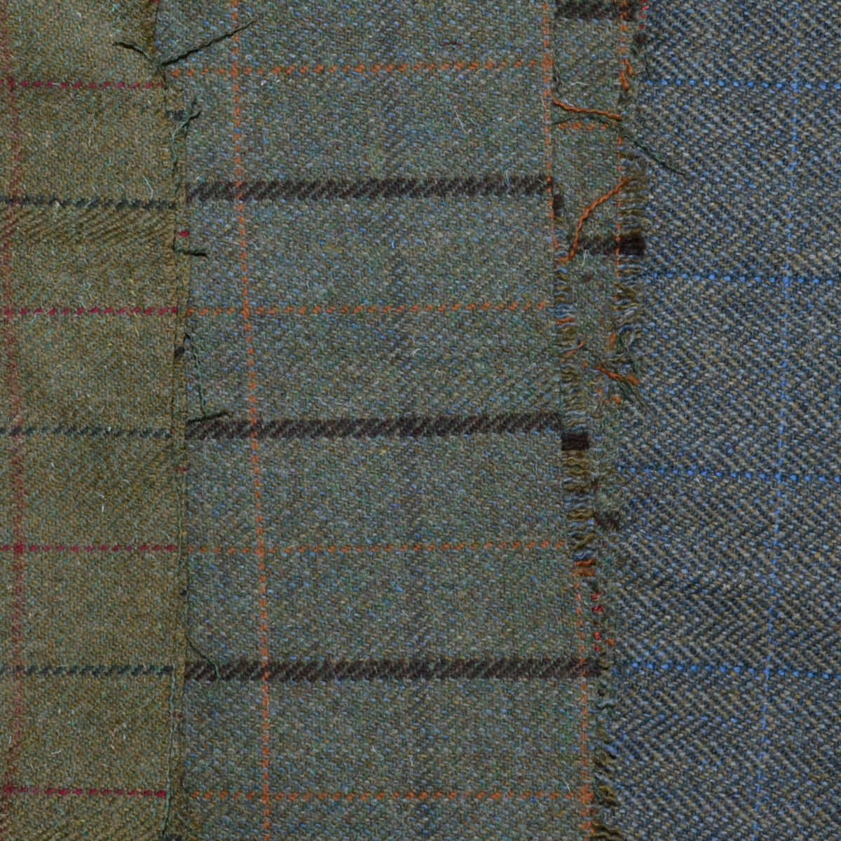 British All Wool Tweed Scraps/Offcuts - Bunch 6