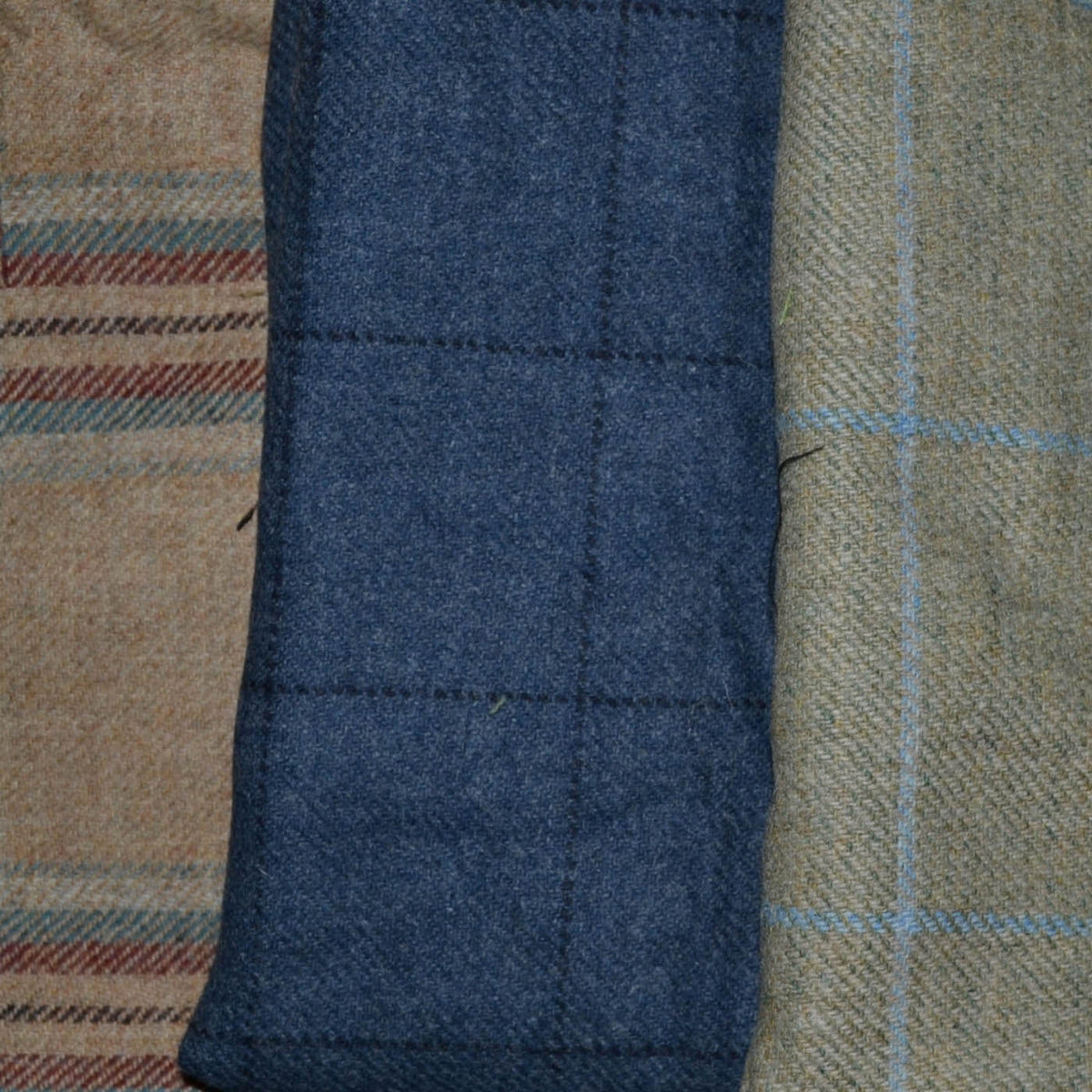 British All Wool Tweed Scraps/Offcuts - Bunch 8