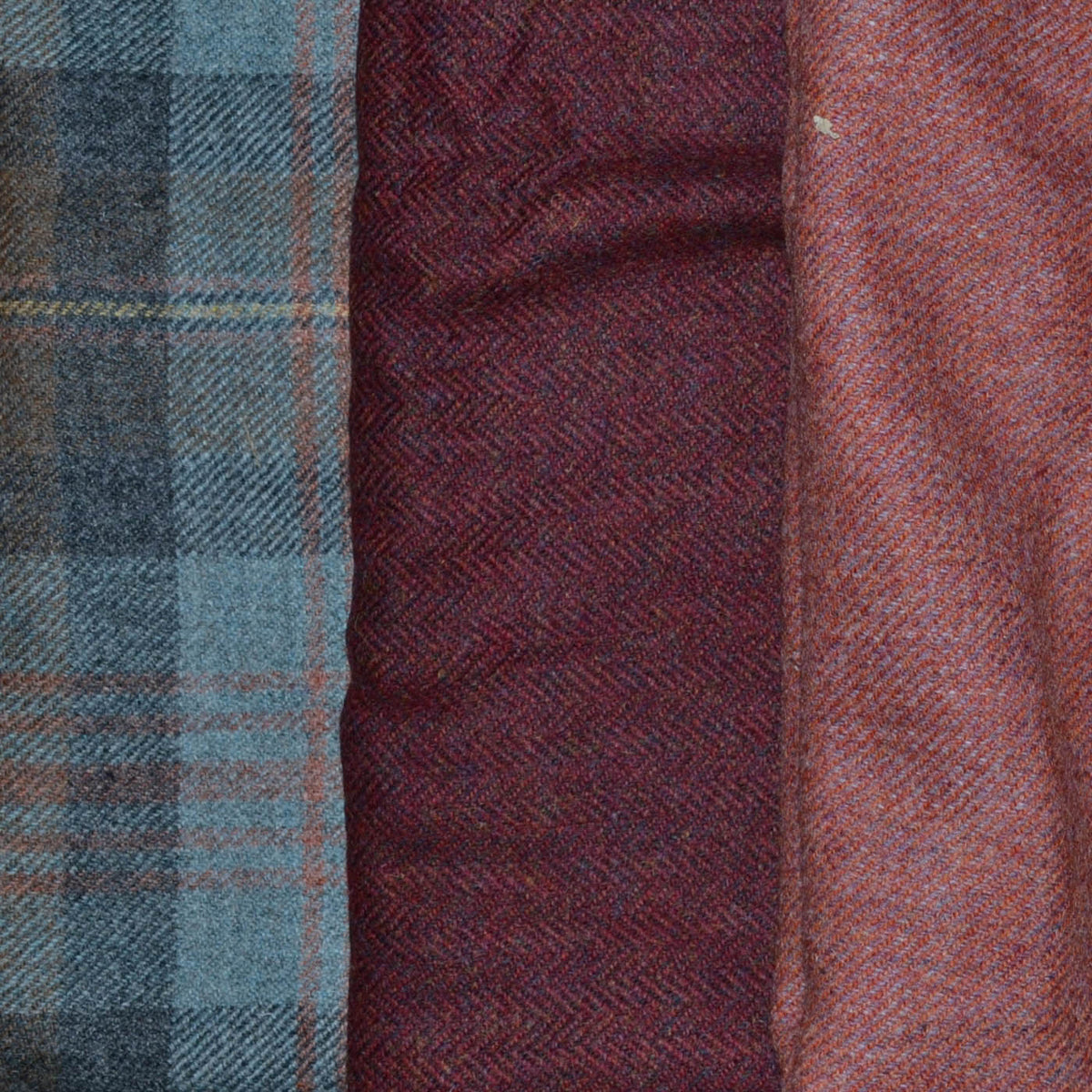 British All Wool Tweed Scraps/Offcuts - Bunch 9