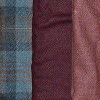 British All Wool Tweed Scraps/Offcuts - Bunch 9