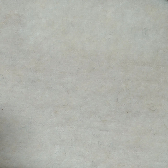 Cream Boiled Wool Blend Italian Coating - 1.00 Metres