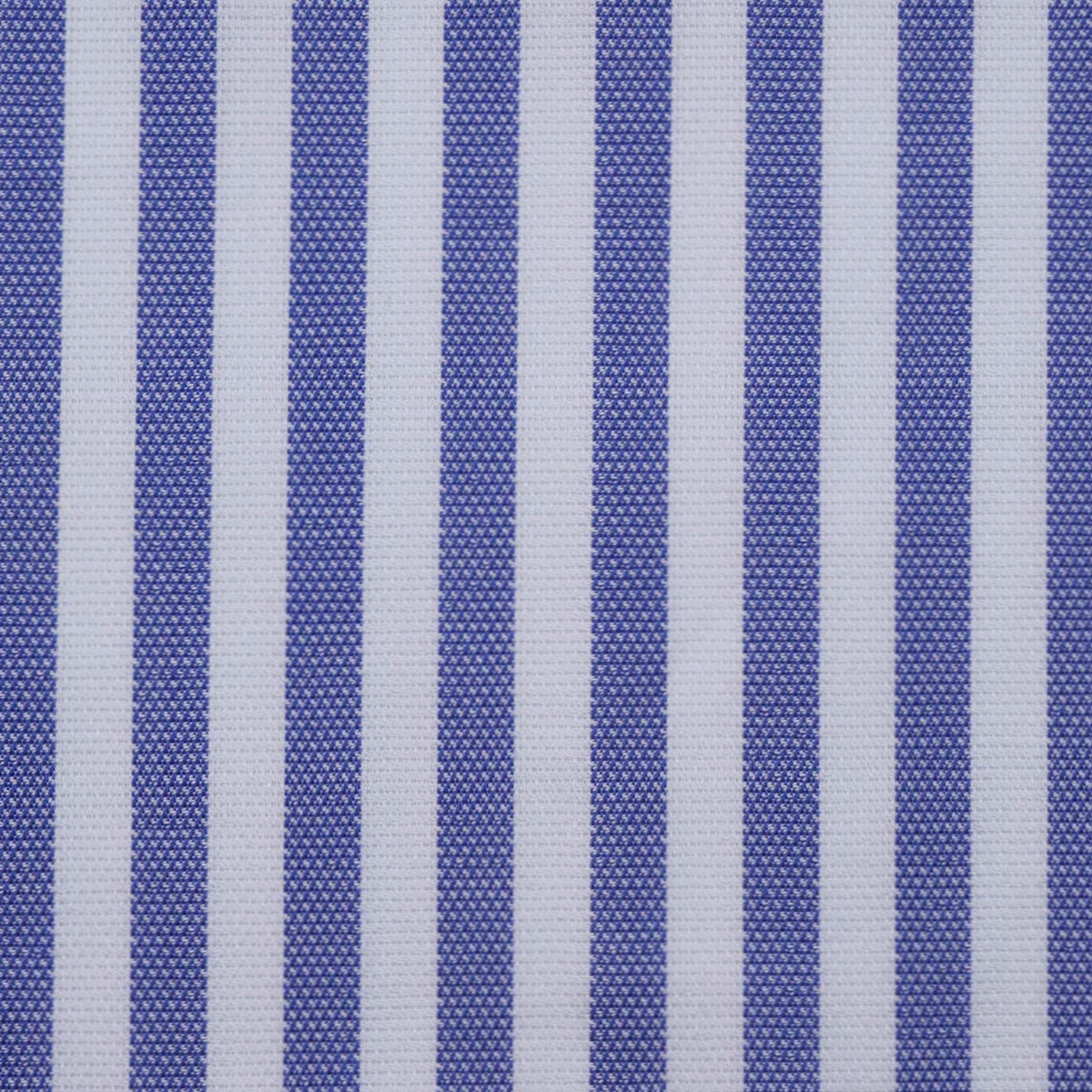 Dark Blue & White Stripe Oxford Cotton Shirting