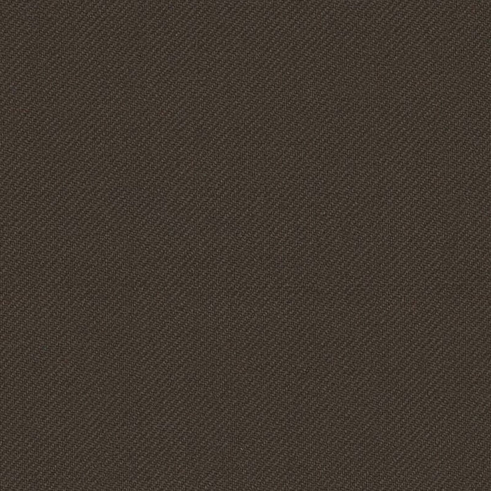 Dark Brown Plain Twill Super 100's Summer Serge All Wool Suiting By Holland & Sherry
