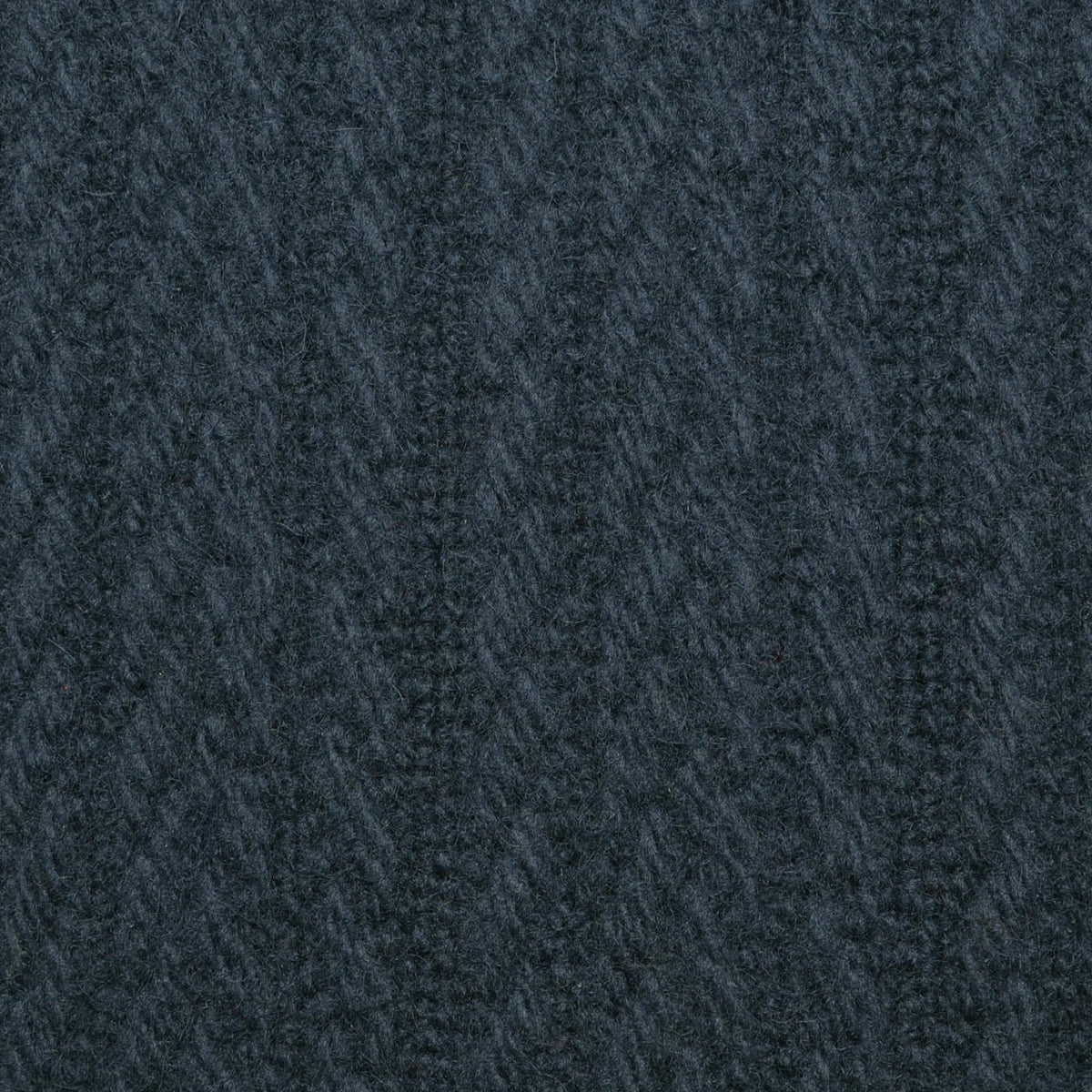 Dark Grey All Wool Wool Cable Knit Jacketing